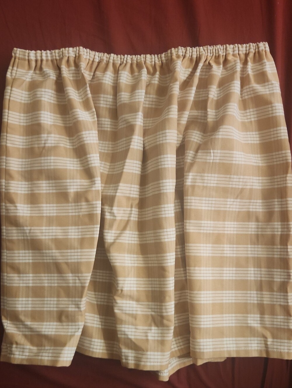 Light Brown Hawaiian Palaka Tube Top